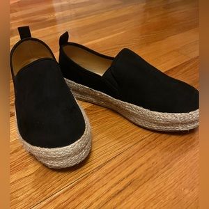 Black espadrilles